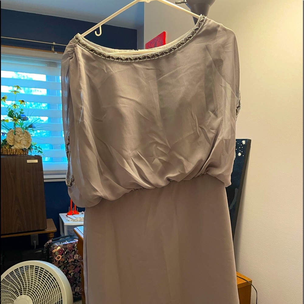 Silver wedding or mother of bride dress, brand new, size 8